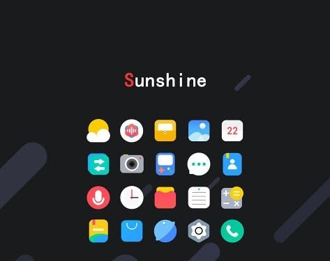 sunshine图标包截图3